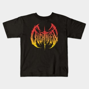 McDuck (Gradient) - Death Metal Logo Kids T-Shirt